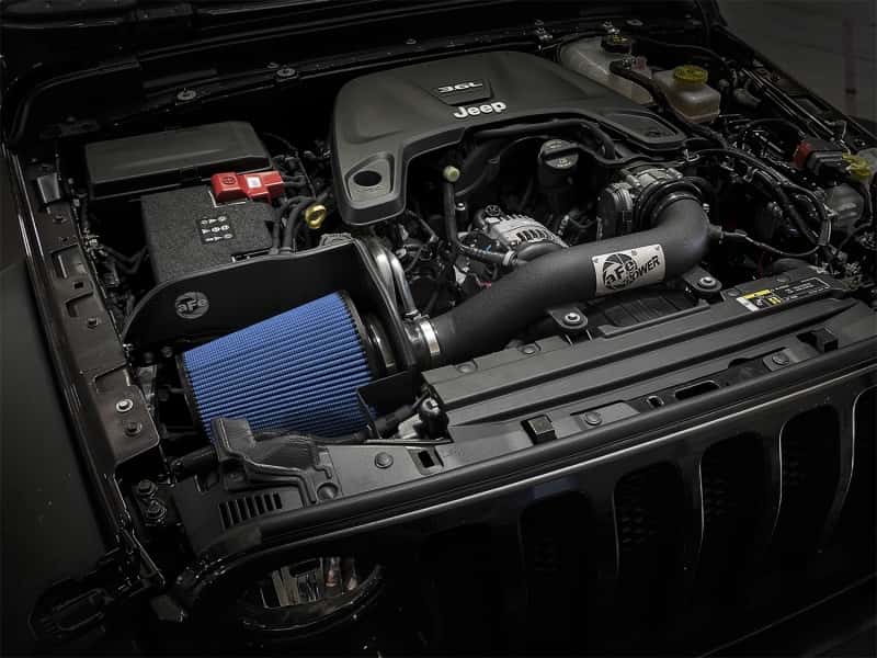 aFe — aFe Magnum FORCE Stage-2 XP Pro 5R Cold Air Intake System 2018+ Jeep Wrangler (JL) V6 3.6L
Magnum FORCE Intake - view 7