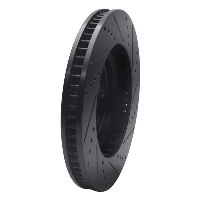 R1 Concepts — R1 97-05 Buick Park Avenue Front Left Drilled & Slotted Black Brake Rotor
R1 Brake Rotor Drill - view 4
