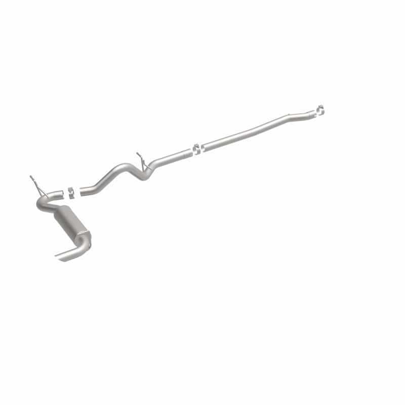 Magnaflow — MagnaFlow 12-14 Jeep Wrangler 4dr Single Straight Rear P/S Exit Stainless C/B Performance Exhaust
Cat-Back - view 4