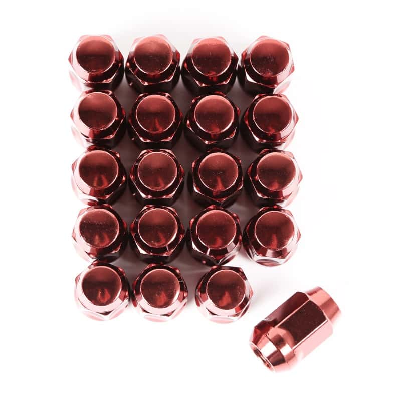 Rugged Ridge — Rugged Ridge Wheel Lug Nut Set of 20 Red 1/2-20
OFFROAD_PERFORMANCEU - view 3