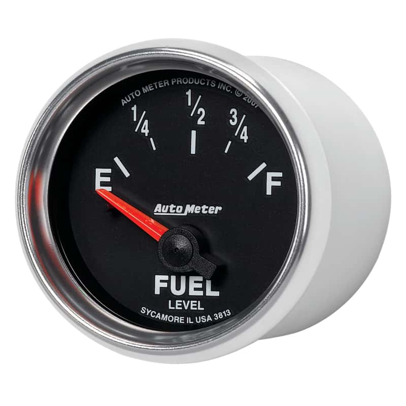 AutoMeter — Autometer GS 52mm 0-90 ohms Short Sweep Electronic Fuel Level GM Gauge
2-1/16" FUEL LEVEL, - view 9