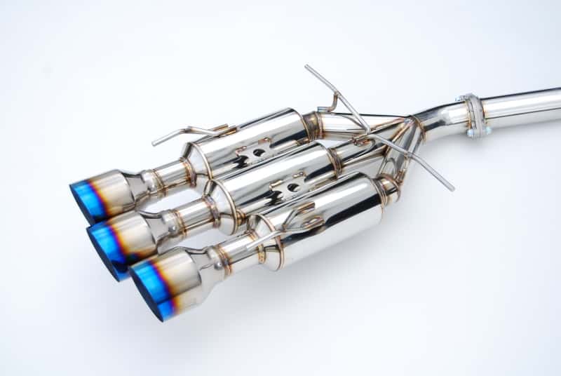 Invidia — Invidia 17+ Honda Civic SI Coupe Gemini Triple Titanium Tip Cat-back Exhaust - view 1