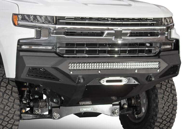 Addictive Desert Designs — Addictive Desert Designs 2019 Chevrolet Silverado 1500 SF Front Bumper w/ Winch Mount&Sensor Cutout
Bumper- Front
Bumpers - view 6