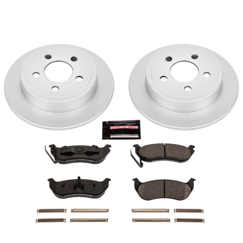 PowerStop — Power Stop 03-07 Jeep Liberty Rear Z17 Evolution Geomet Coated Brake Kit - view 1