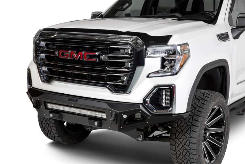 Husky Liners — Husky Liners 15-19 GMC Sierra 2500/3500HD (Excl Induction Sys Hood) Aeroskin Low Profile - Matte Blk
Hood Shields - view 1