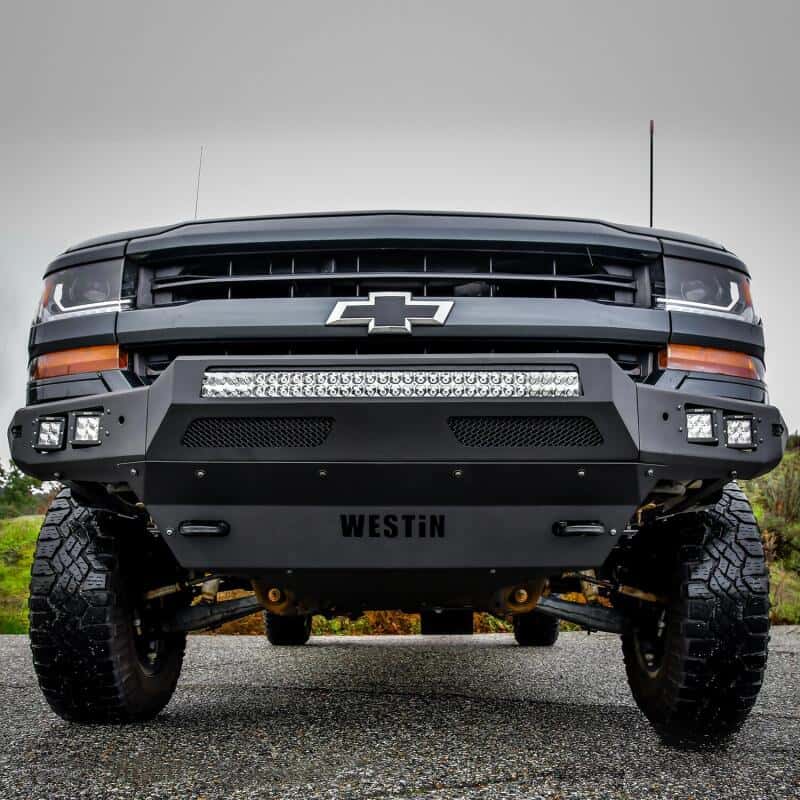 Westin — Westin 16-19 Chevy/GMC Silverado/Sierra 1500 Pro-Mod Front Bumper - Textured Black
Bumper- Front
Bumper-Front - view 6