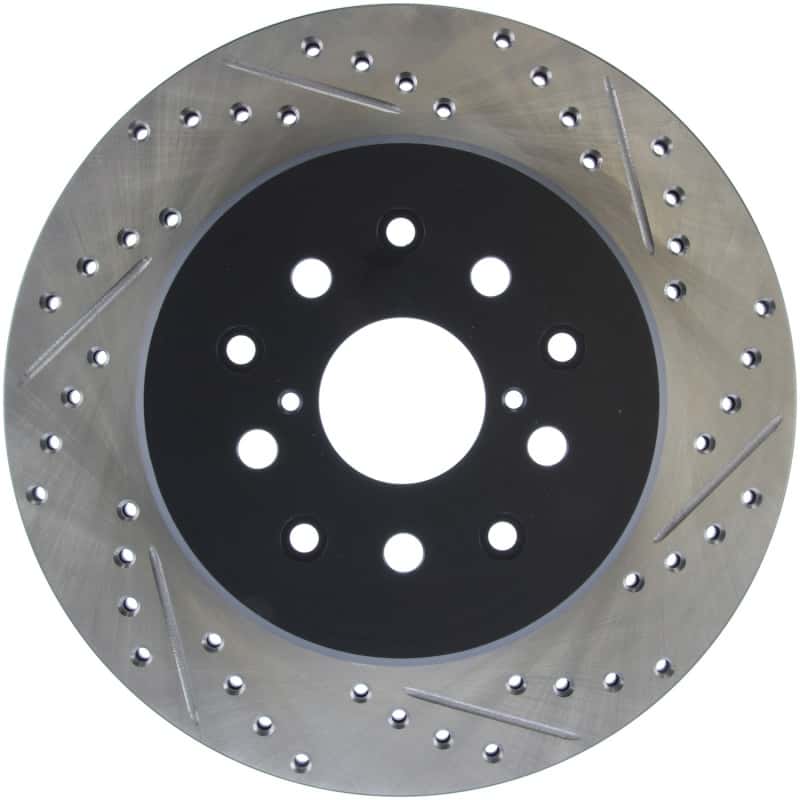 Stoptech — StopTech 5/93-98 Toyota Supra Left Rear Slotted & Drilled Rotor
Slot/Drill Rotor - view 1