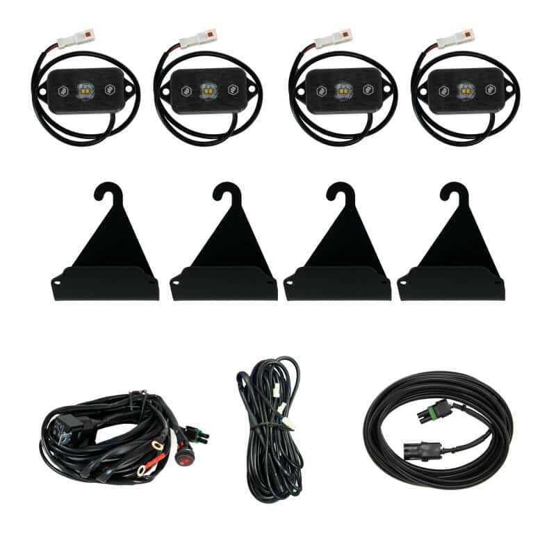Baja Designs — Baja Designs 05-24 Toyota Tacoma / 07-24 Toyota Tundra Bed Rail Cargo Light Kit - White - view 4