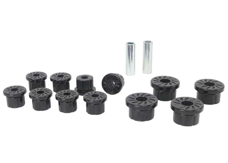 Whiteline — Whiteline 1986-1995 Suzuki Samurai Front Leaf Spring Eye And Shackle Bushings
Bushing Kit - view 1