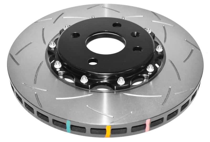 DBA — DBA 2012 Lotus Exige Front Slotted 5000 Series 2 Piece Rotor Assembled w/ Black Hat
T3 5000 Series Rotor
Brake Rotor - view 1