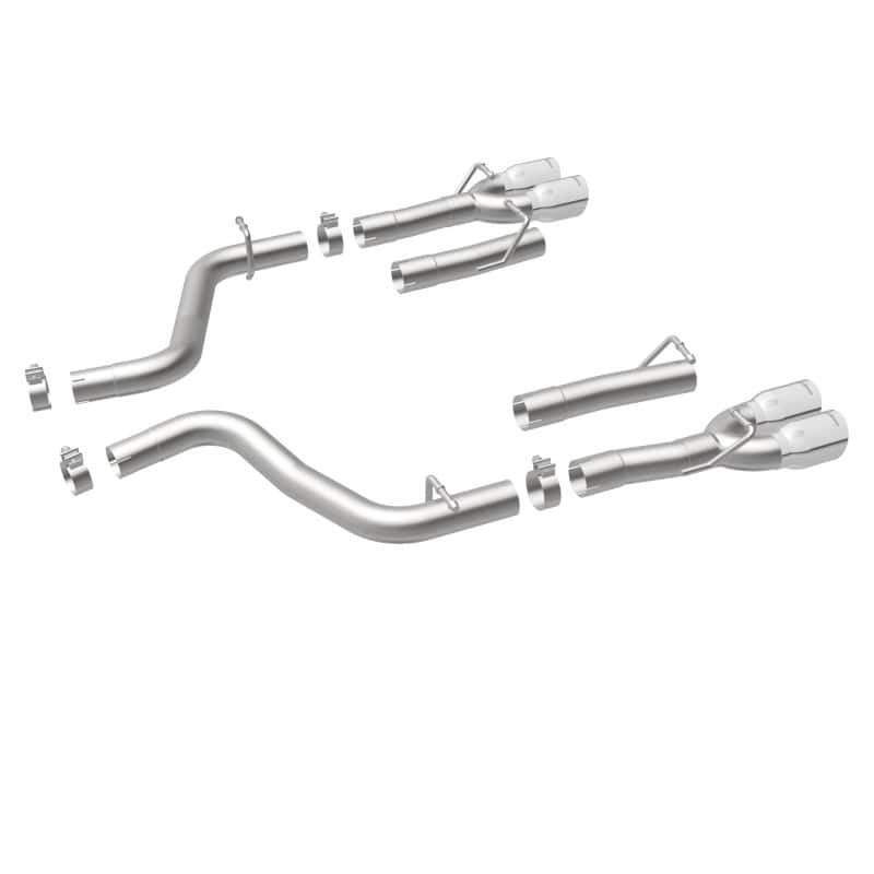 Magnaflow — MagnaFlow Axle-Back, SS, 2.5in, Quad Split Rear 3.5in Tip 2015 Dodge Challenger 3.6L V6
Axle-Back - view 16