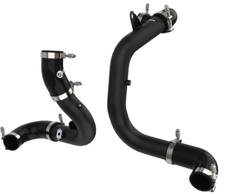 aFe — aFe BladeRunner 15-20 VW GTI (MKVII) L4-2.0L (t) Aluminum Hot and Cold Charge Pipe Kit Black
Charge Pipe Kit - view 2