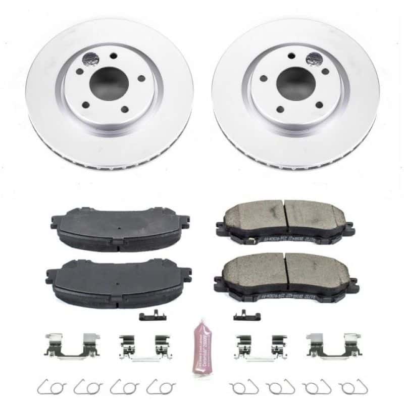 PowerStop — Power Stop 14-19 Nissan Rogue Front Z17 Evolution Geomet Coated Brake Kit - view 1