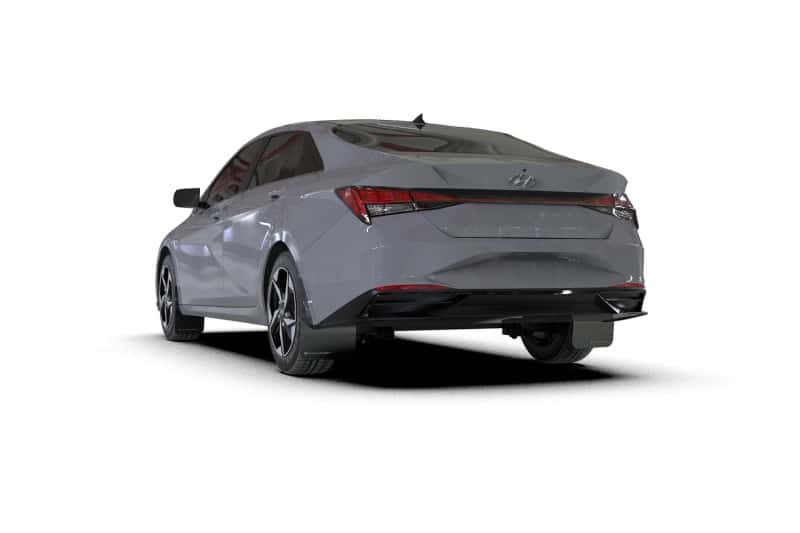 Rally Armor — Rally Armor 21-23 Hyundai Elantra Black UR Mud Flap w/Grey Logo
Mud Flap - view 3