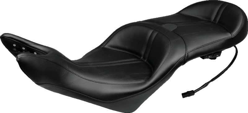 Mustang Motorcycle — Mustang 08-17 Victory Vision Standard Touring 1PC Seat w/Driver Backrest - Black - view 2
