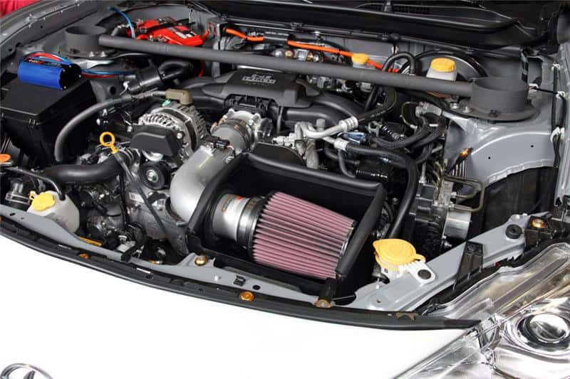 K&N Engineering — K&N 13 Subaru BRZ 2.0L / 13 Scion FR-S 2.0L Silver 69 Series Typhoon Intake
Performance Air Inta
Air Intake System - view 3