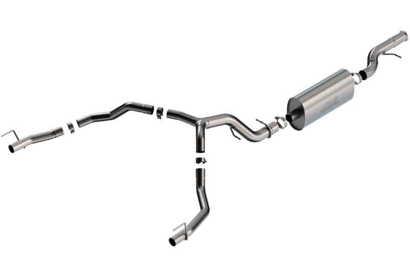 Borla — Borla 21-22 Cadillac Escalade 6.2L V8 2/4WD 4DR Touring Cat-Back Exhaust w/ Factory Bezel Tips
Cat-Back System - view 1