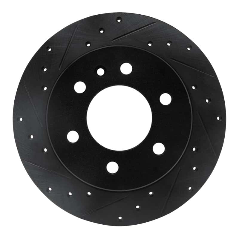 R1 Concepts — R1 06-18 Dodge Sprinter 2500 Rear Left Drilled & Slotted Black Brake Rotor
R1 Brake Rotor Drill - view 1
