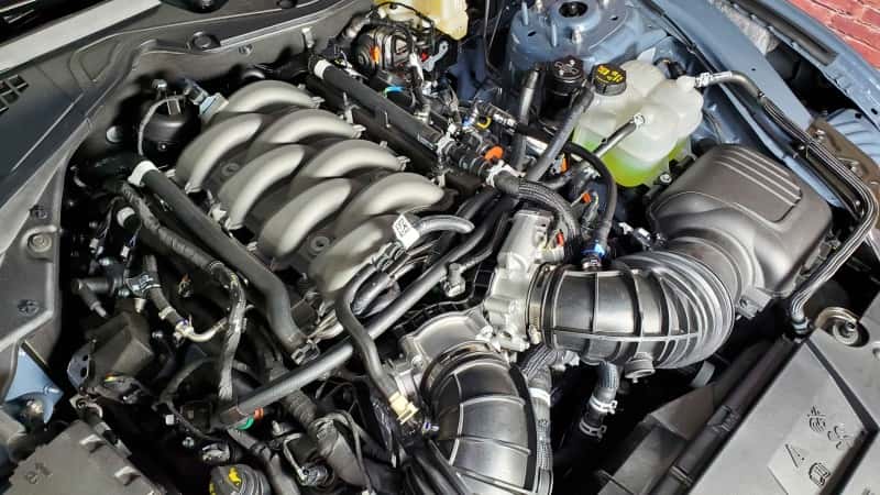 J&L — J&L 2024-2025 Ford Mustang 5.0L Oil Separator 3.0 PCV Side - Black Anodized
Oil Separator - view 3