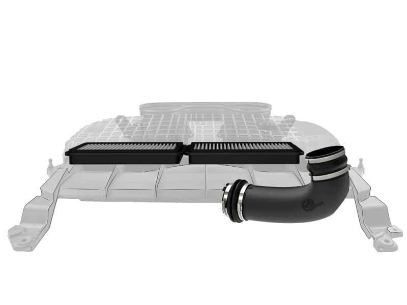 aFe — aFe 21-23 Ram 1500 TRX HEMI V8 6.2L (sc) Super Stock Induction System w/ Pro DRY S Filters
Super Stock Intake - view 2
