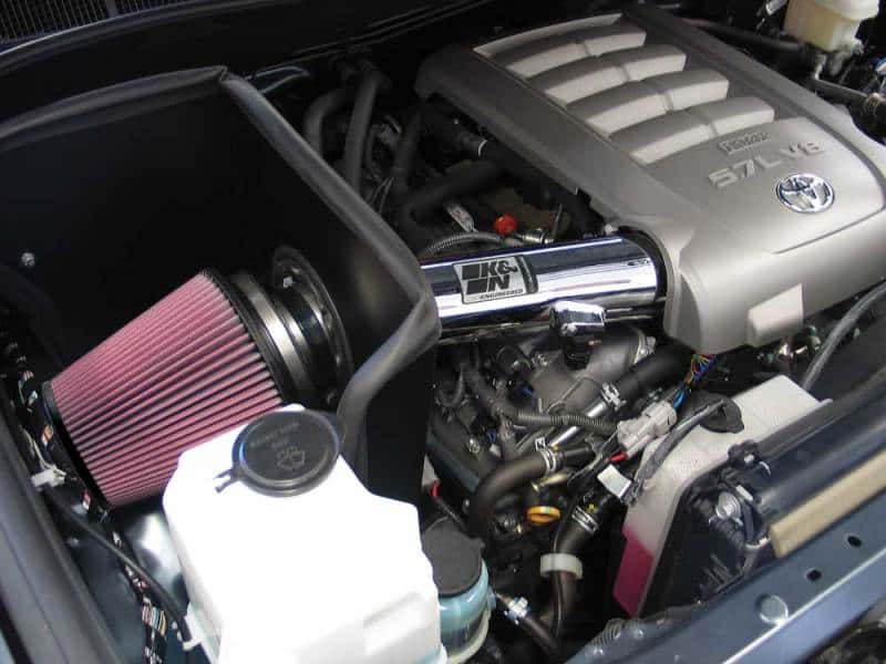 K&N Engineering — K&N 07-10 Toyota Tundra V8-5.7L High Flow Performance Kit
Performance Air Inta
Air Intake System - view 4
