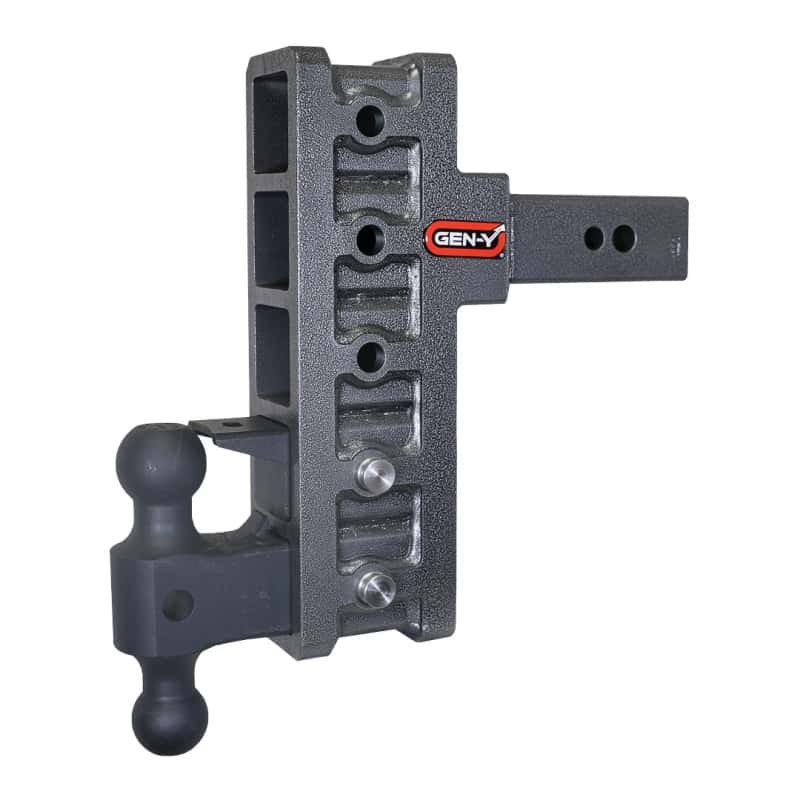 GEN-Y Hitch — Gen-Y Mega Duty 2.5in Shank 9in Offset Drop 32K Hitch w/GH-0161 Dual-Ball/GH-0162 Pintle Lock
Drop Hitch - view 3