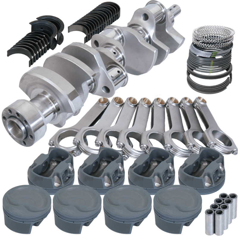 Eagle — Eagle Chevy LT1 350 1Pc 3.750in Crank 6.000in H-Beam -16cc Inv Dome 4.060in Piston Rotating Assembly
Competition Assembly - view 1