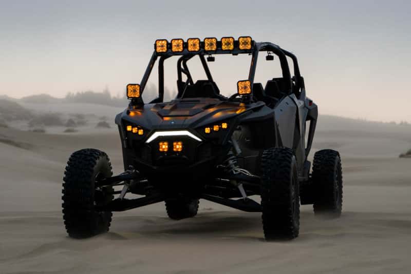 Diode Dynamics — Diode Dynamics 20-Present Polaris RZR A-Pillar LED Pod Kit SS3 Sport - Yellow Combo - view 5