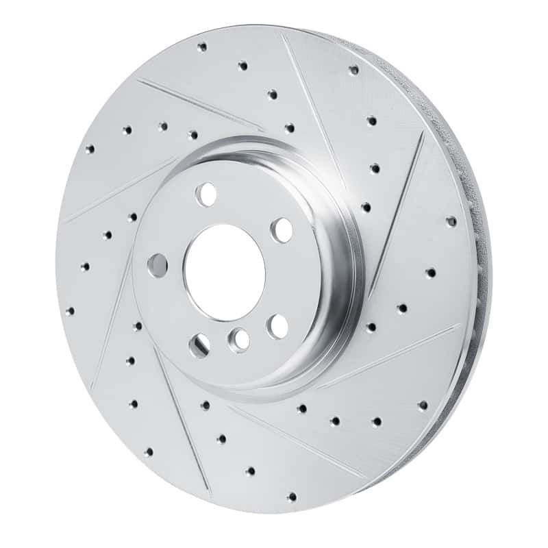 R1 Concepts — R1 16-25 BMW 430I Left Front Drilled & Slotted Silver Brake Rotor
R1 Brake Rotor Drill - view 2