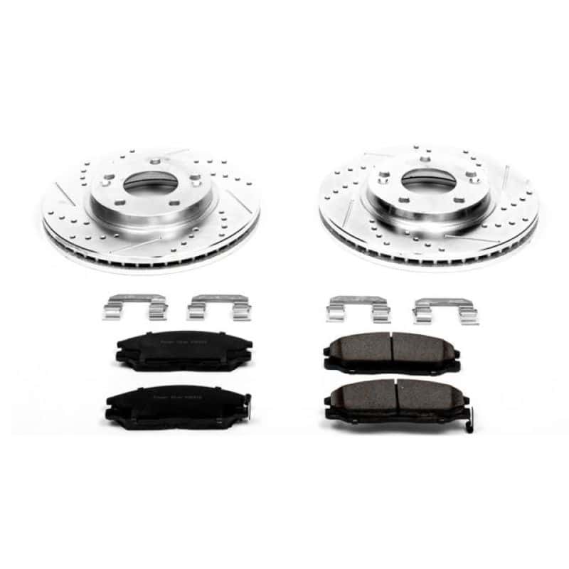 PowerStop — Power Stop 01-05 Hyundai Santa Fe Front Z23 Evolution Sport Brake Kit - view 1