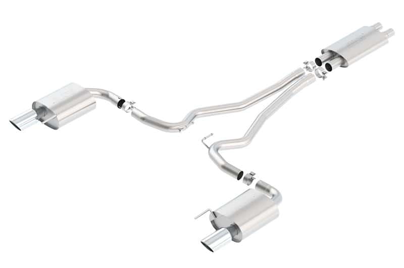 Borla — Borla Touring Cat-Back 15 Ford Mustang GT 5.0L V8 MT/AT 2.5in pipe 4in tip
Cat-Back System
ExhstSysKt - view 2