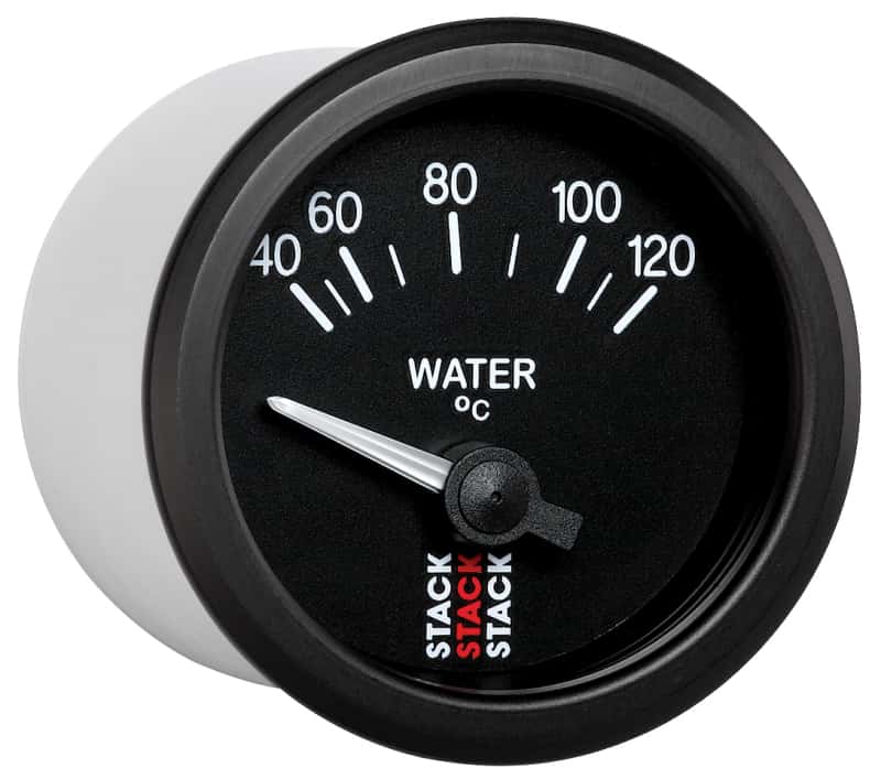 AutoMeter — Autometer 52mm Stack Instruments 40-120 Degree C Electric Water Temperature Gauge - Black
Ga WTmp Elec Bk 120C - view 5