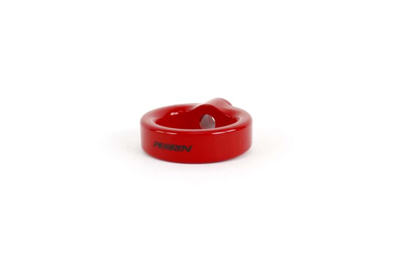 Perrin Performance — PERRIN Tow Hook Upgrade Kit - Red (For PERRIN License Plate Relocates Only) - view 1