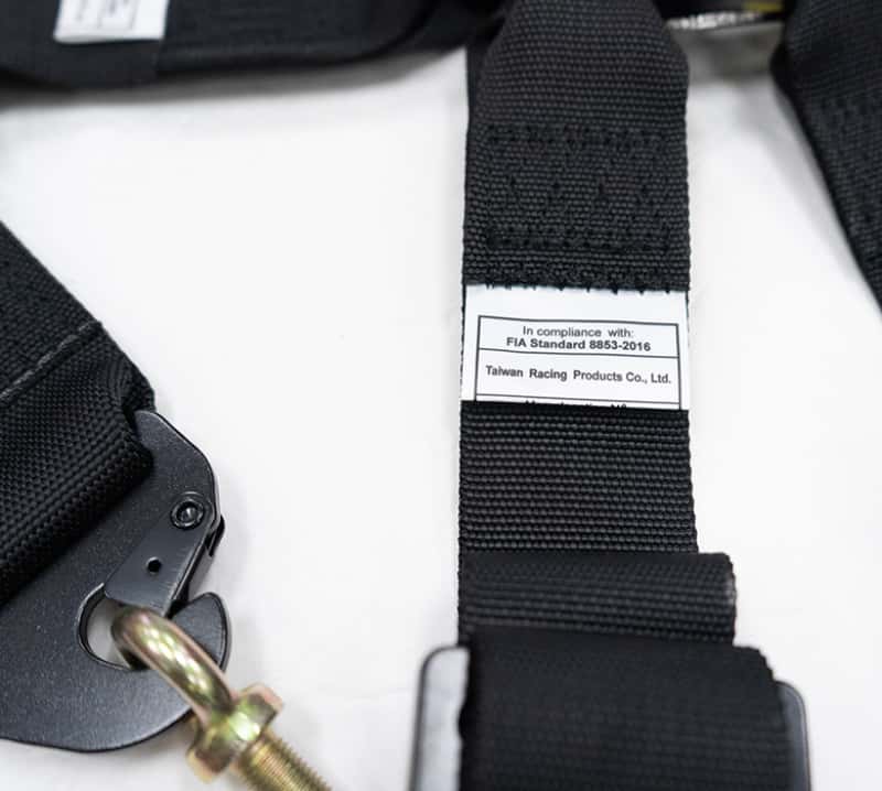 NRG — NRG FIA 6pt 2in. Shoulder Belt for HANS Device/ Rotary Cam Lock Buckle/ 3in. Waist Belt - Black - view 4