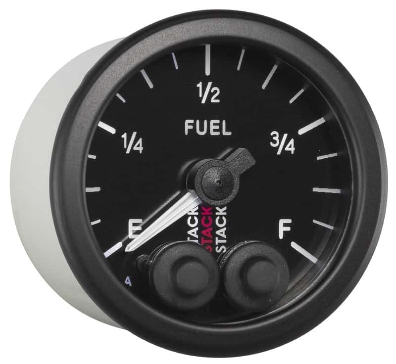 AutoMeter — Autometer Stack 52mm 0-280 Ohm Programmable Pro-Control Fuel Level Gauge - Black
Ga FUEL PC Blk Univ - view 5