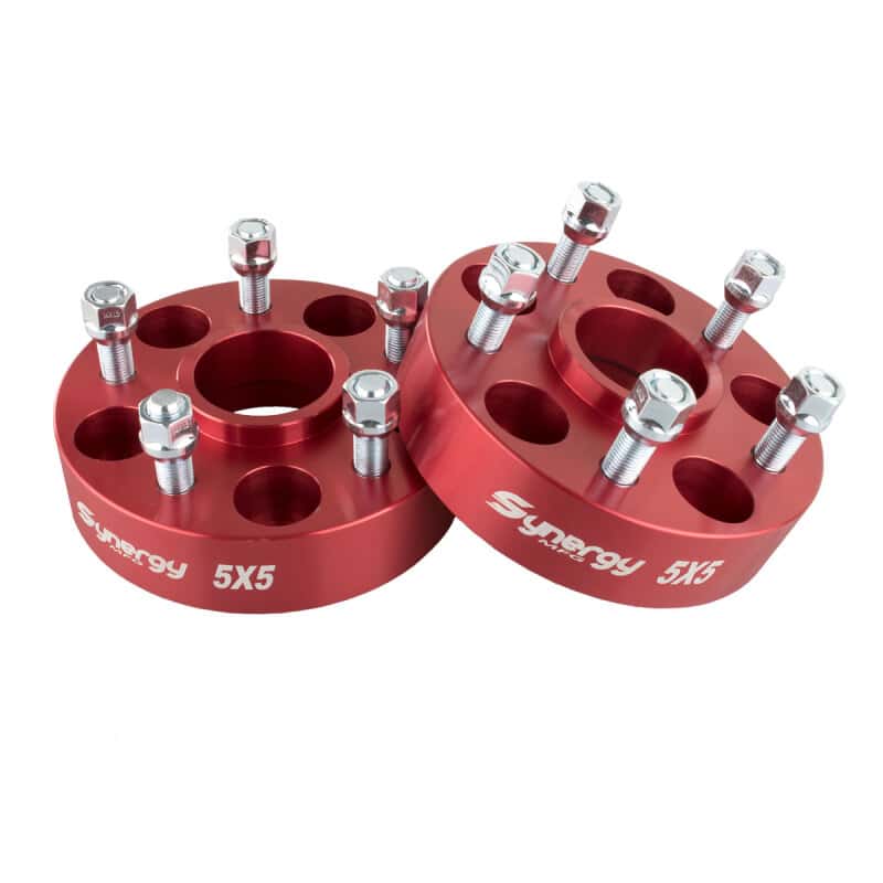 Synergy Mfg — Synergy 2018+ Jeep Wrangler JL Hub Centric Wheel Spacers 5x5-1-3/4in Width M14 x 1.50 Stud Size - view 2