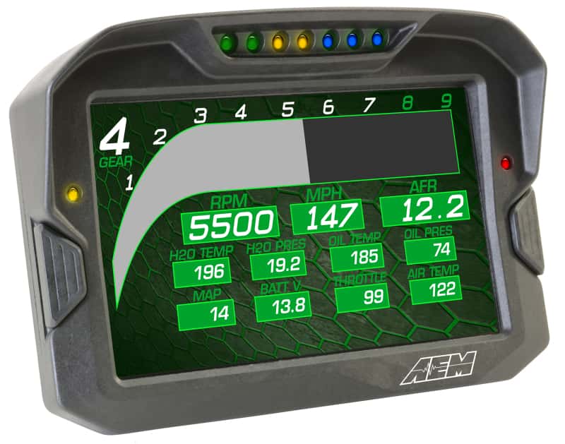 AEM — AEM CD-7 Logging GPS Enabled Race Dash Carbon Fiber Digital Display w/o VDM (CAN Input Only)
CD-7LG Carbon - view 13