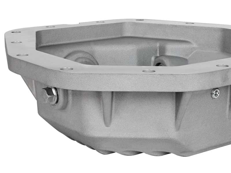 aFe — aFe Power Rear Diff Cover Raw Finish 2017 Ford F-350/F-450 V8 6.7L (td) Dana M300-14 (Dually)
Differential Cover - view 5