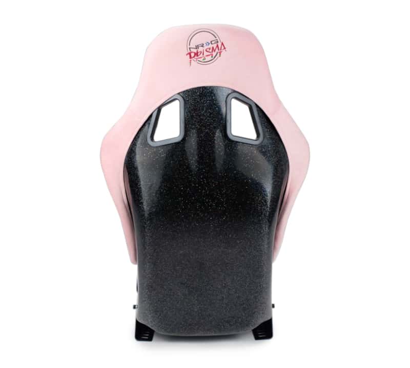 NRG — NRG FRP Bucket Seat Prisma Edition w/ Pearlized Back and Pink Alcantara (Medium) - view 5