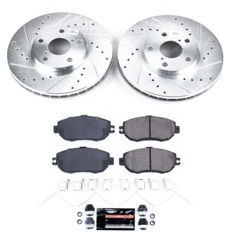 PowerStop — Power Stop 93-94 Lexus LS400 Front Z23 Evolution Sport Brake Kit - view 1