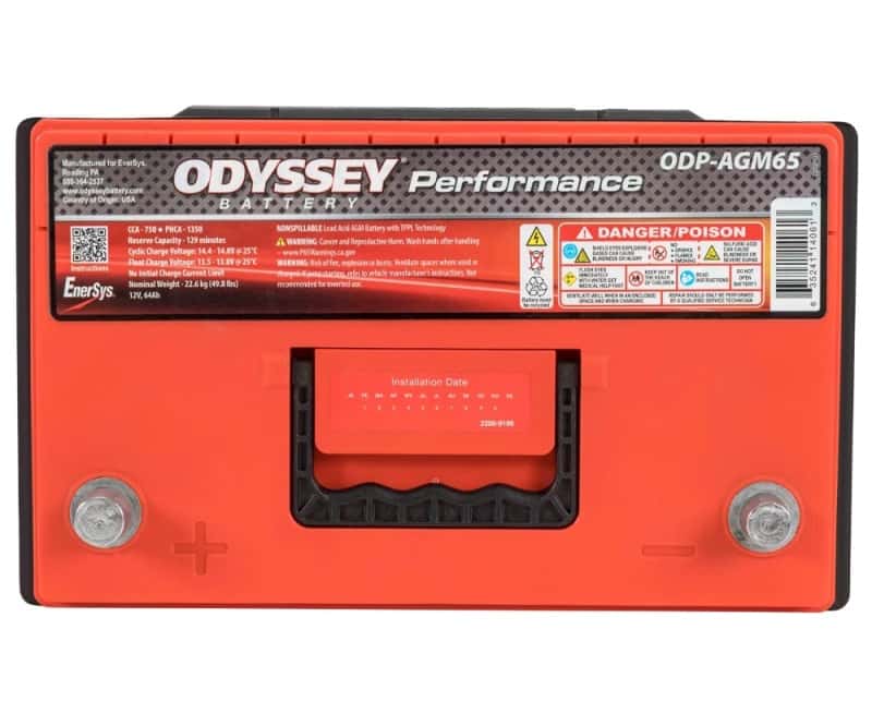 Odyssey Battery — Odyssey Battery Auto/Truck/Heavy Duty & Commercial Performance AGM Battery (65-760)
Odyssey ODP-AGM65 - view 3