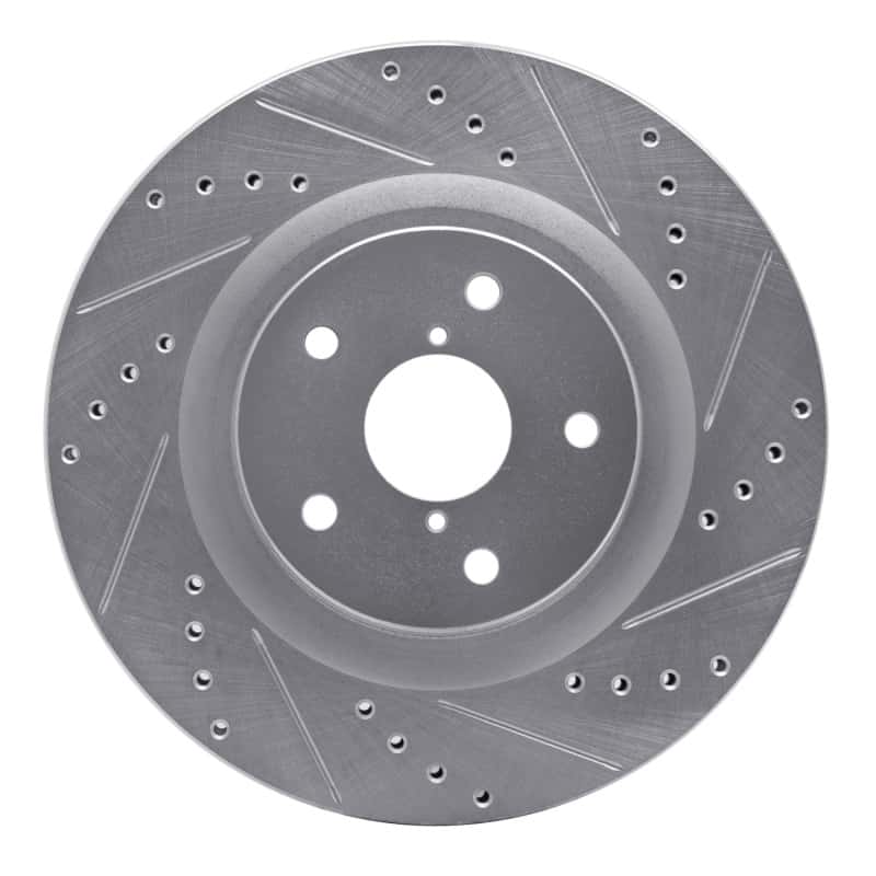 R1 Concepts — R1 19-24 Subaru Forester Front Right Drilled & Slotted Silver Brake Rotor
R1 Brake Rotor Drill - view 1