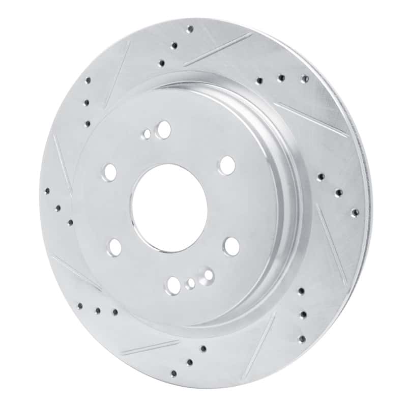 R1 Concepts — R1 2019-2025 Cadillac Escalade ESV Rear Left Drilled & Slotted Silver Brake Rotor
R1 Brake Rotor Drill - view 2