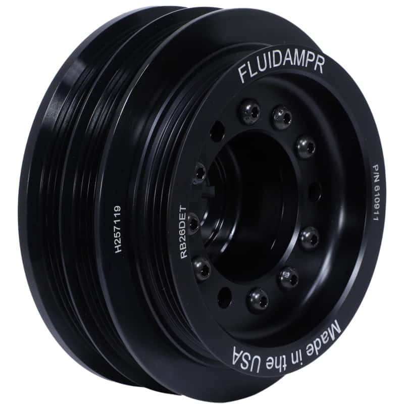 Fluidampr — Fluidampr Nissan RB26DET Phase-2 BCNR33 GT-R / BNR-34 GT-R Steel Internally Balanced Damper
Harmonic Balancer - view 9