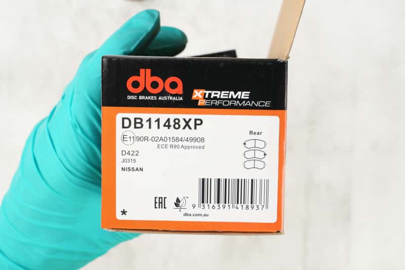 DBA — DBA 90-96 Nissan 240SX w/ABS XP Performance Front Brake Pads
Brake Pad - view 3