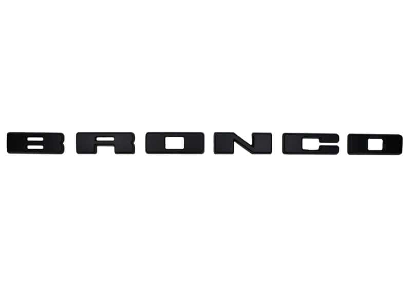 Ford Racing — Ford Racing 2021+ Bronco Grille Lettering Overlay Kit - Black
Grille Emblem - view 2