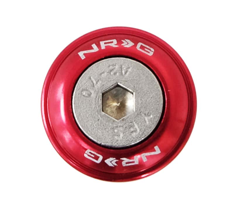 NRG — NRG Fender Washer Kit w/Rivets For Plastic (Red) - Set of 10 - view 4