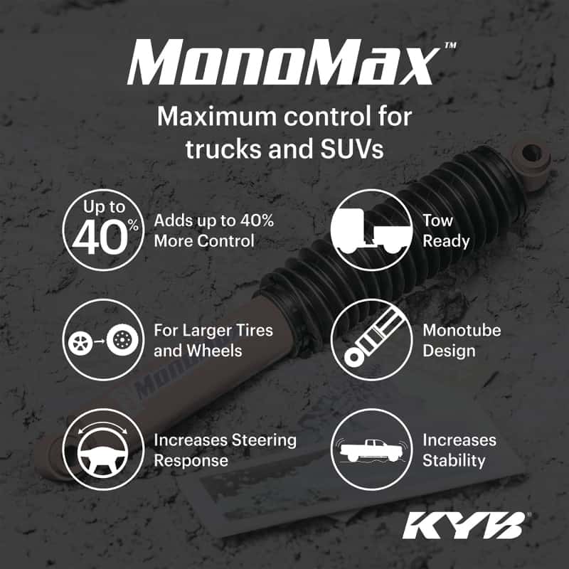 KYB — KYB MonoMax Shock Front 07-13 Toyota Tundra
Gas Strut - view 3