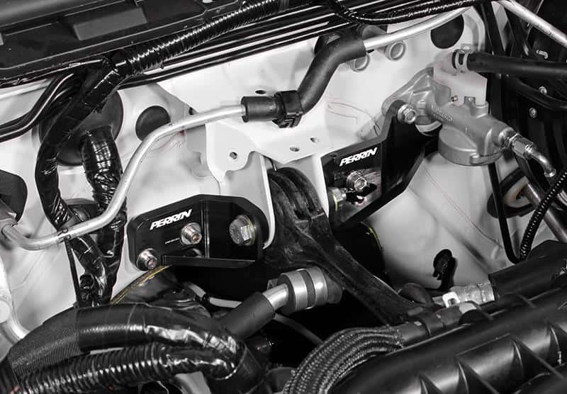 Perrin Performance — PERRIN 15-21 Subaru Impreza/WRX/STI Pitch Stop Mount & Firewall Brace - Black - view 8