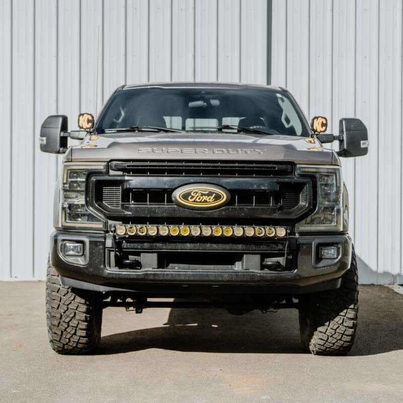 KC HiLiTES — KC HiLiTES 2017+ Ford Super Duty Front Bumper Light Bar Mount For 40in Flex Era LED Light Bar - view 4